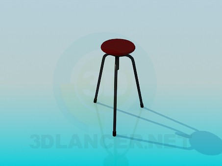 3d model High stool - preview 3d model High stool - preview
