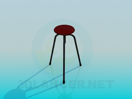 3d model High stool - preview 3d model High stool - preview