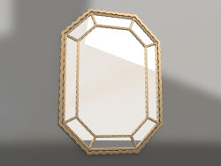 Espelho de designer Radiant (dourado)