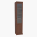 3d model The bookcase is narrow (261-28) - preview