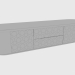 3 डी मॉडल लॉकर कम गॉर्डन लो सक्सेस (250x55xH56) - पूर्वावलोकन