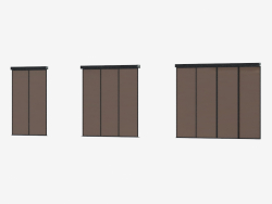Interroom partition of A7 (black bronza)