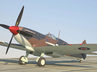 Modello 3D "Spifire Mk VIII"