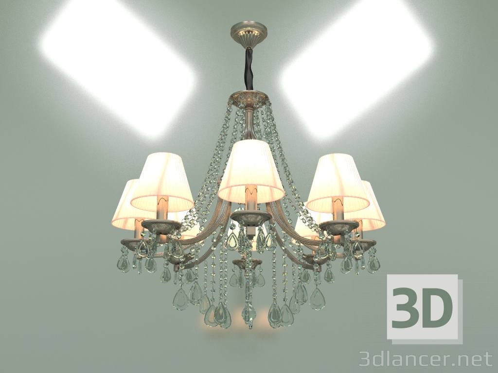 3d model Hanging chandelier Liguria 315-8 Strotskis - preview