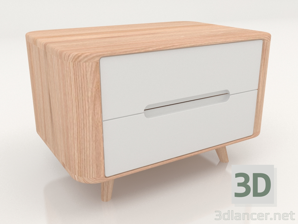 3d model Bedside table Ena 60-2 - preview