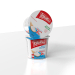 modello 3D Yogurt in un bicchiere 125 grammi - anteprima