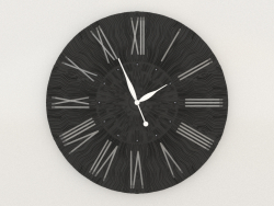 Reloj de pared TWINKLE (negro)