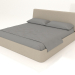 3D modeli Çift kişilik yatak Picea 2000 (bej) - önizleme