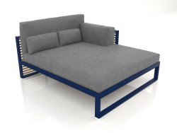 XL modular sofa, section 2 right, high back (Night blue)