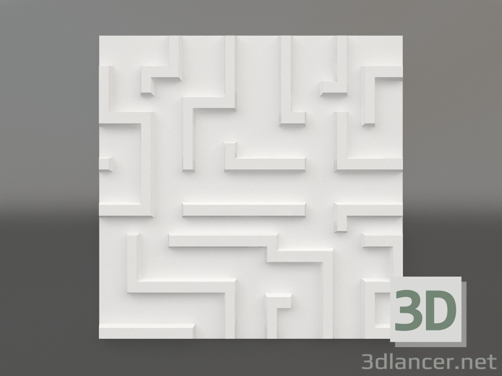 3d model 3d panel 046 - preview