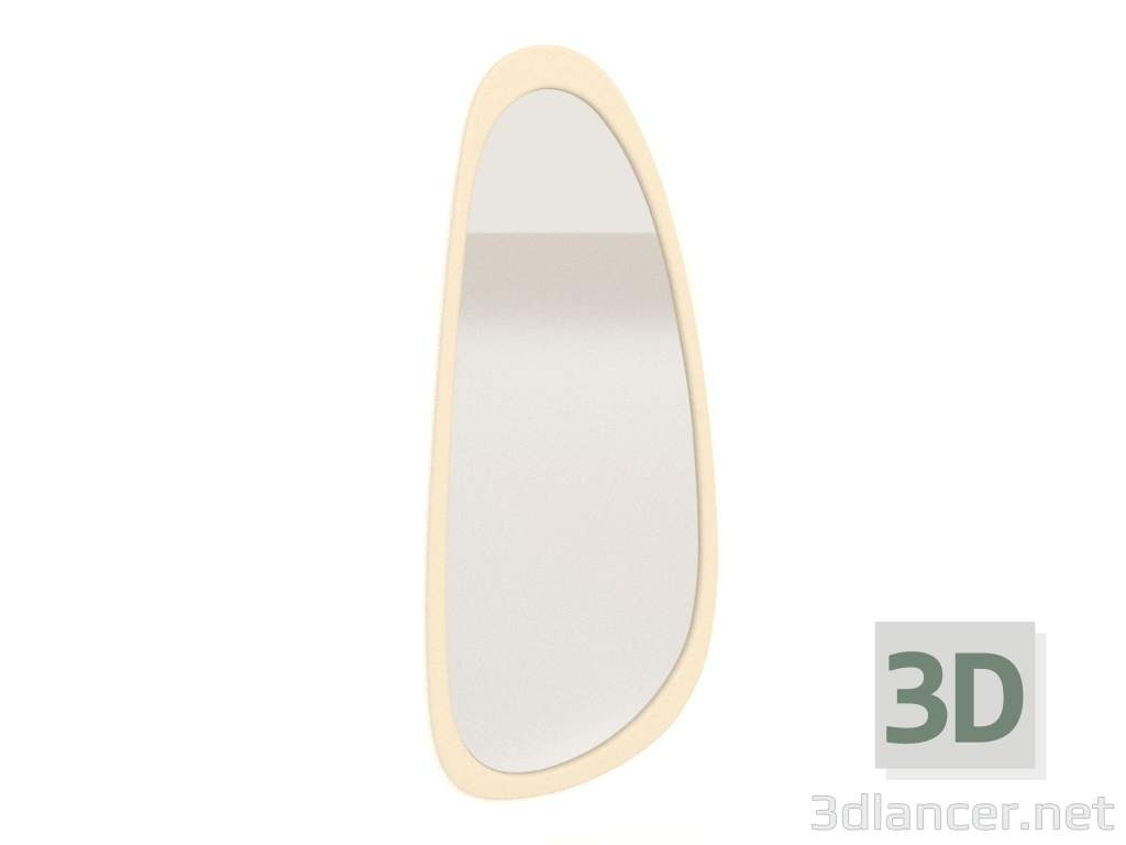 3d model ASYM wall mirror (vanilla) - preview 3d model ASYM wall mirror (vanilla) - preview
