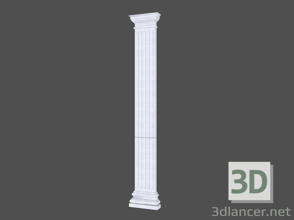 modello 3D Pilaster (P27D) - anteprima
