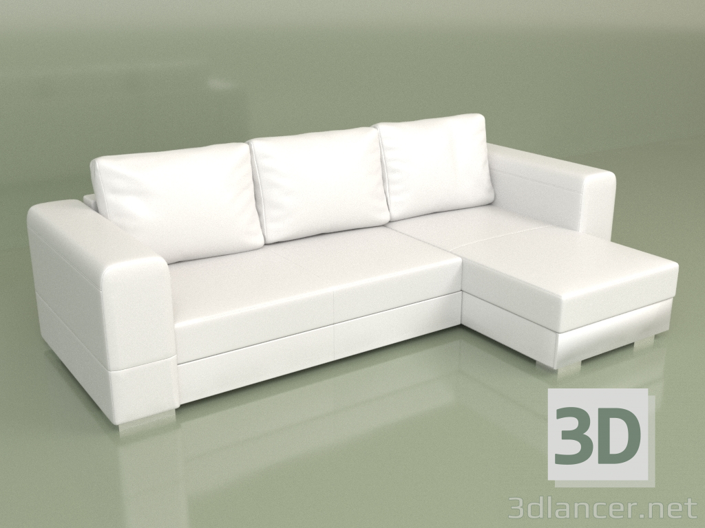 modèle 3D Canapé d'angle Grande - preview