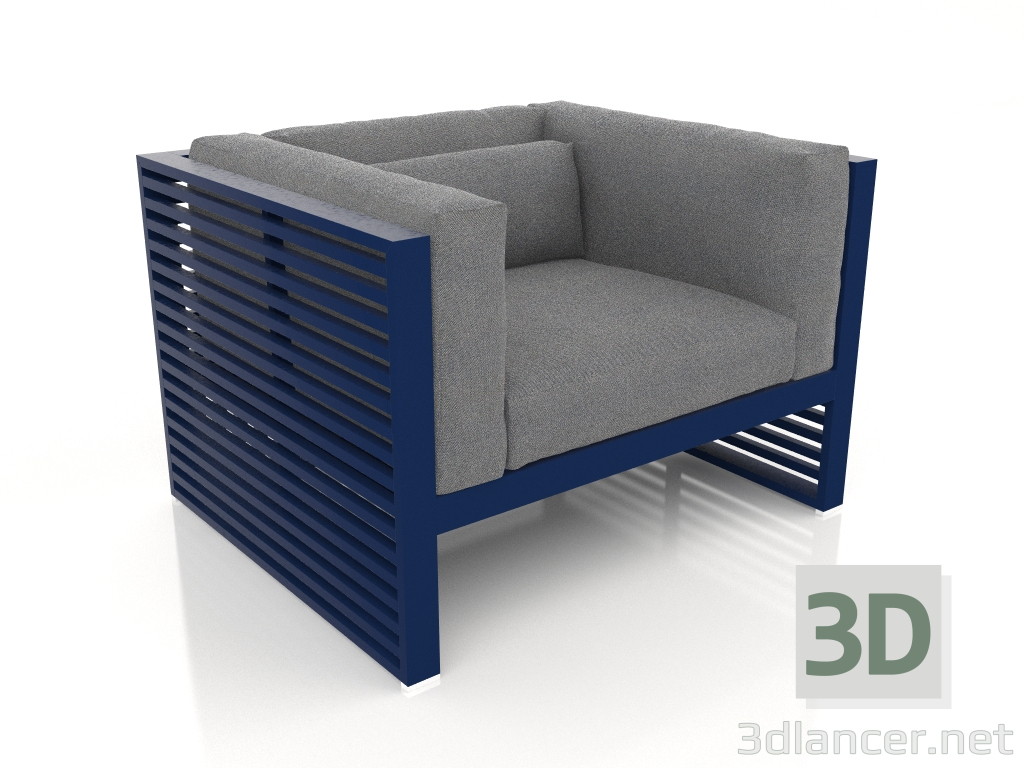 3d модель Крісло для відпочинку (Night blue) – превью