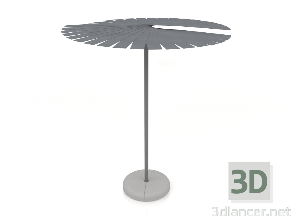 3D modeli Katlanır şemsiye (Antrasit) - önizleme