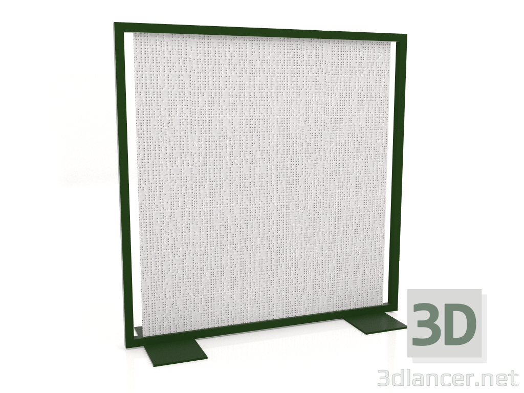 modello 3D Schermo divisorio 150x150 (Verde bottiglia) - anteprima