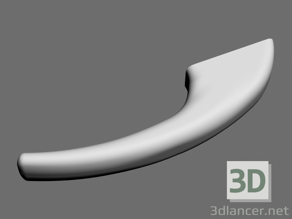 3D modeli Çan çiçeği kolu L - önizleme