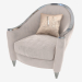 3d model La Perla armchair - preview