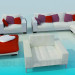 3d model A set of upholstered furniture - preview