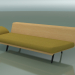 modèle 3D Module lounge angulaire 4425 (135 ° gauche, chêne naturel) - preview