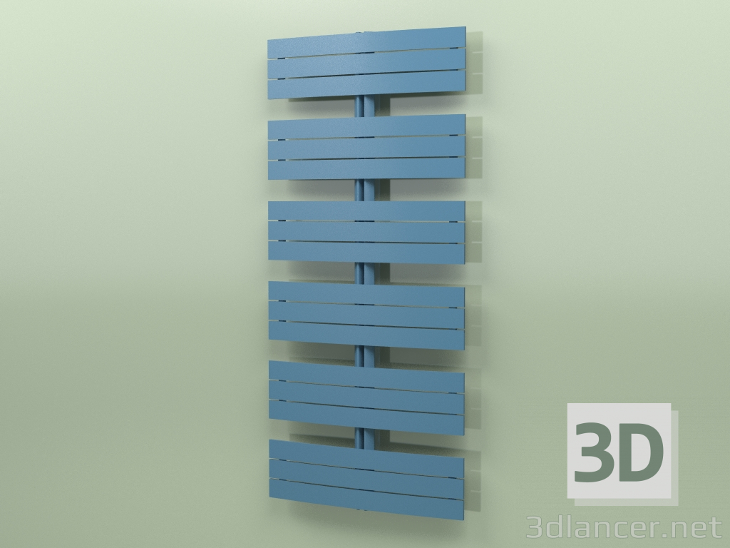 3d model Heated towel rail - Apolima (1730 x 800, RAL - 5001) - preview