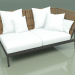 modello 3D Modulo divano sinistro 105 (Belt Tobacco) - anteprima
