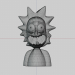 3D Rick Sanchez ve portal modeli satın - render