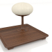 modello 3D Lampada da tavolo Alberi di Toscana (Pino marittimo quadrato) - anteprima