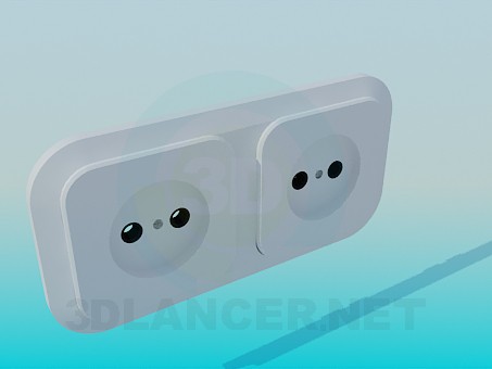 3d model A set of sockets - preview 3d model A set of sockets - preview