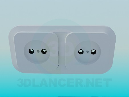 3d model A set of sockets - preview 3d model A set of sockets - preview