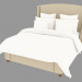 3d model Double bed GRAMERCY QUEEN SIZE BED (101BS-F01) - preview