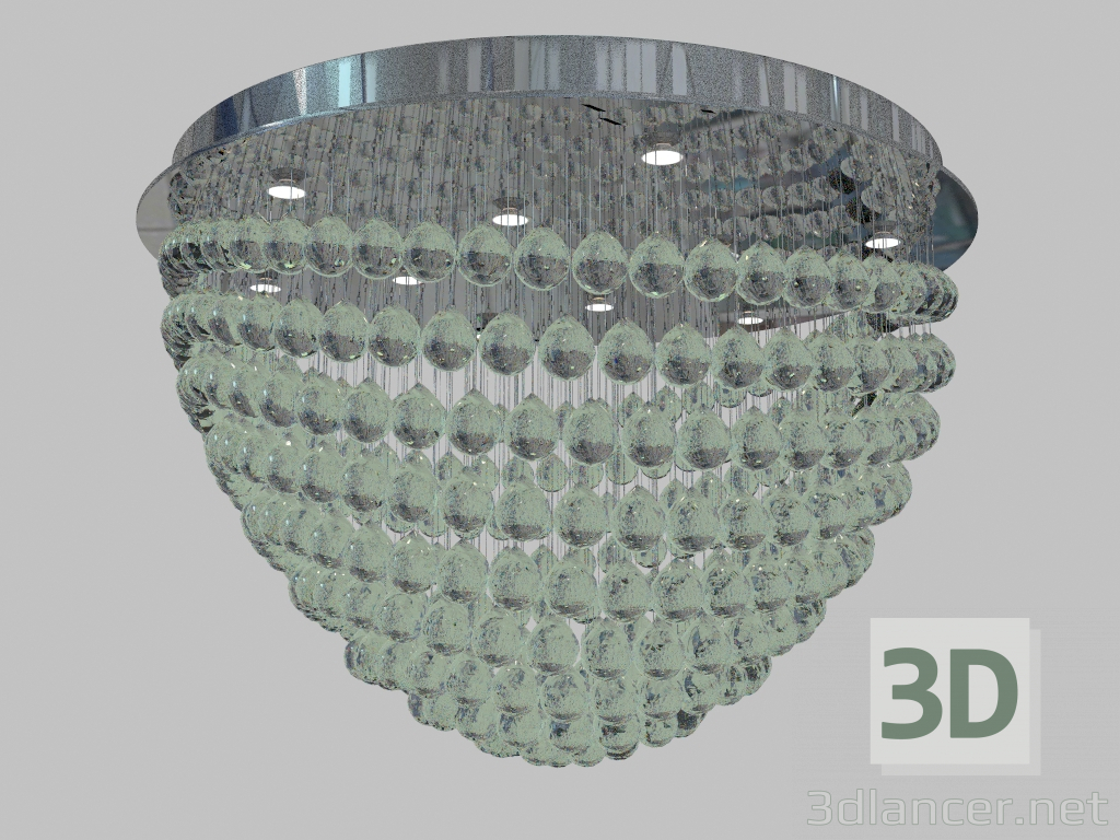 modello 3D Plafoniera (8113 55PL) - anteprima