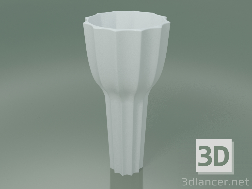 modèle 3D Vase Line Small (Blanc) - preview