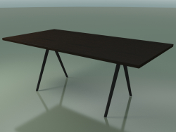 Rechteckiger Tisch 5433 (H 74 - 100x200 cm, Beine 180 °, furniert L21 wenge, V44)