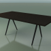 3D Modell Rechteckiger Tisch 5433 (H 74 - 100x200 cm, Beine 180 °, furniert L21 wenge, V44) - Vorschau