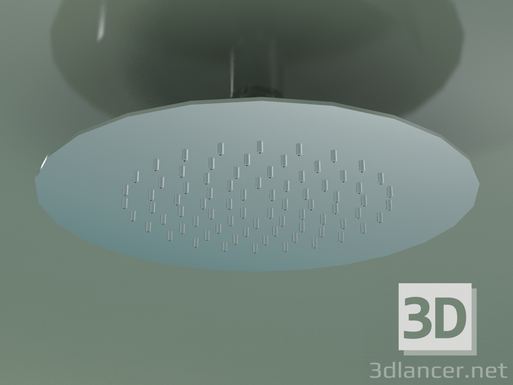 3d model Shower head with rain shower Ø250 mm, h 2 mm (SF093 A) - preview