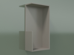 Mensola verticale (90U19001, Clay C37, L 24, P 12, H 48 cm)
