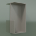 modello 3D Mensola verticale (90U19001, Clay C37, L 24, P 12, H 48 cm) - anteprima