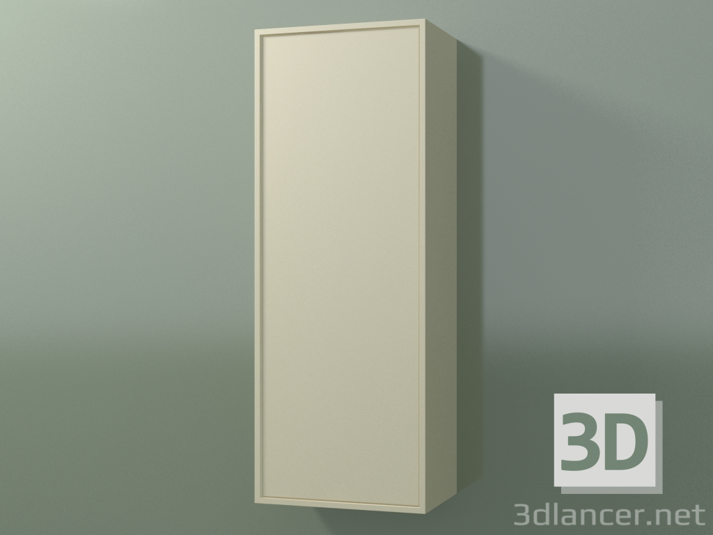 3 डी मॉडल 1 दरवाजे के साथ दीवार कैबिनेट (8BUBСCD01, 8BUBСCS01, हड्डी C39, L 36, P 24, H 96 सेमी) - पूर्वावलोकन