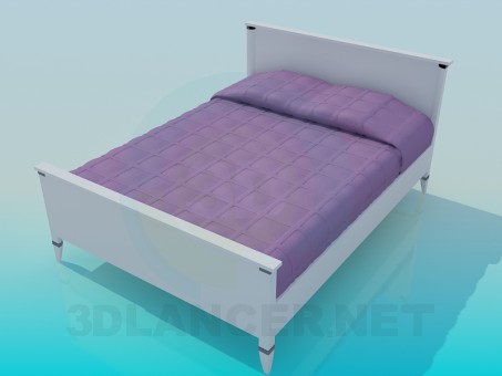 3d model Bed - preview 3d model Bed - preview