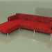 3D modeli Köşe kanepe Leone - önizleme