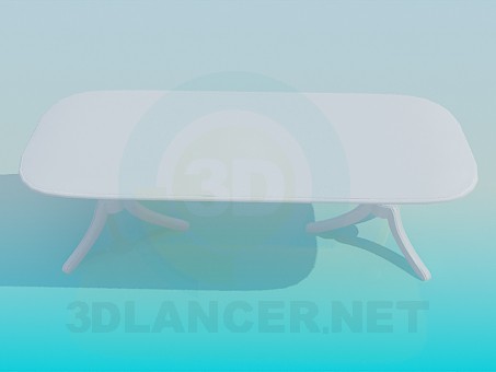 3d модель Обідня столик – превью 3d модель Обідня столик – превью