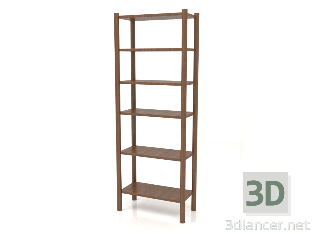 modello 3D Rack (600х300х1600, legno marrone chiaro) - anteprima