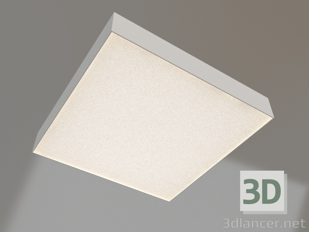 modèle 3D Lampe SP-QUADRO-S400x400-40W Warm3000 (WH, 120 degrés, 230V) - preview
