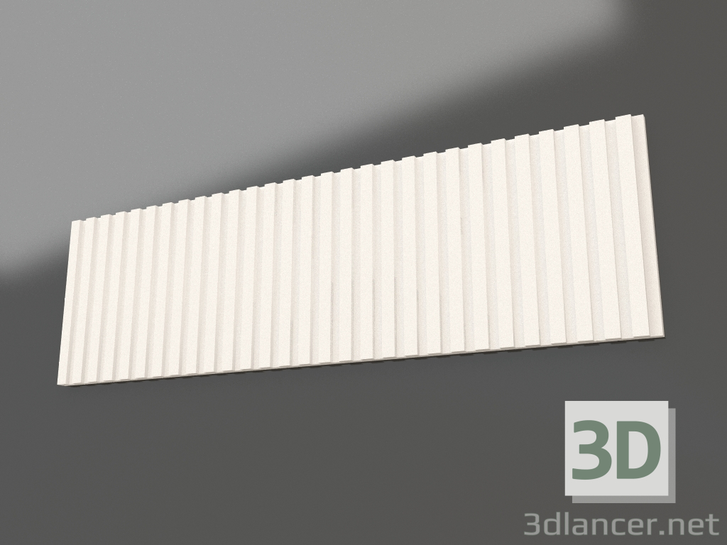 3d model Gypsum frieze LL 010 (300x20x1015) - preview