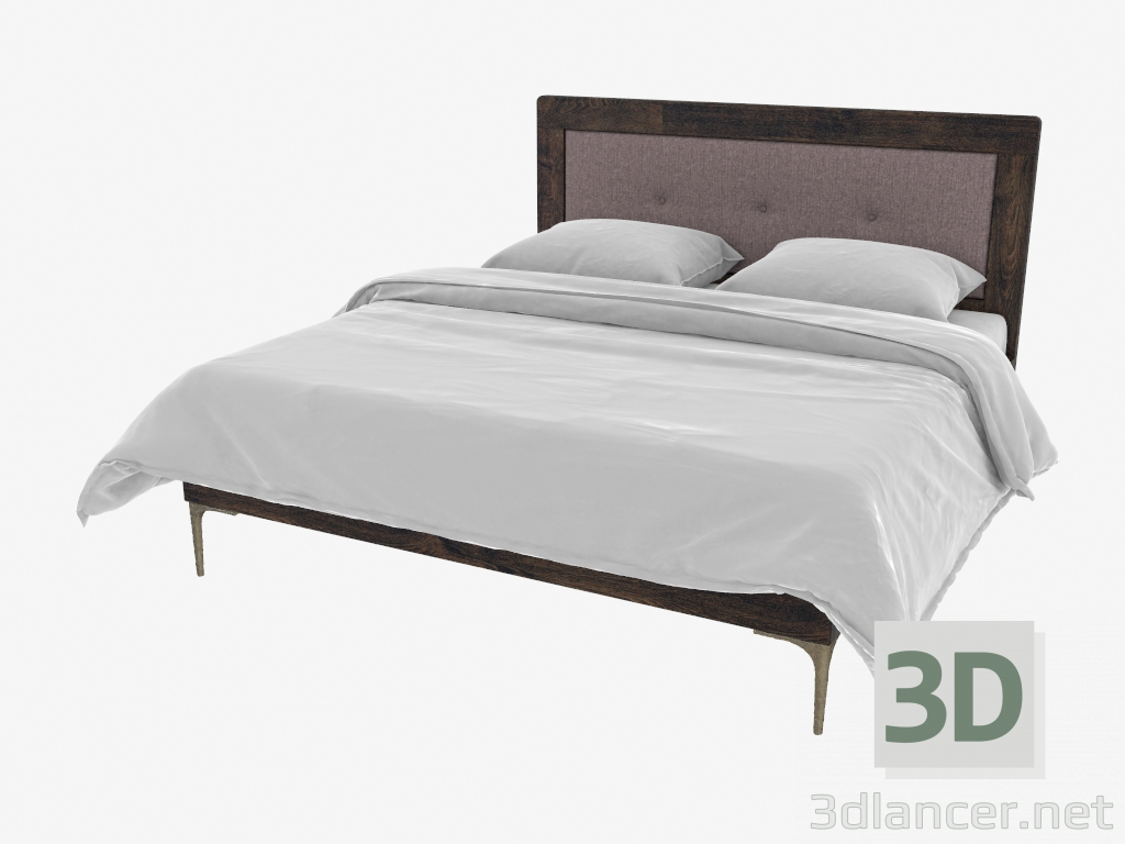 3d model Double bed BAILY (201.006) - preview