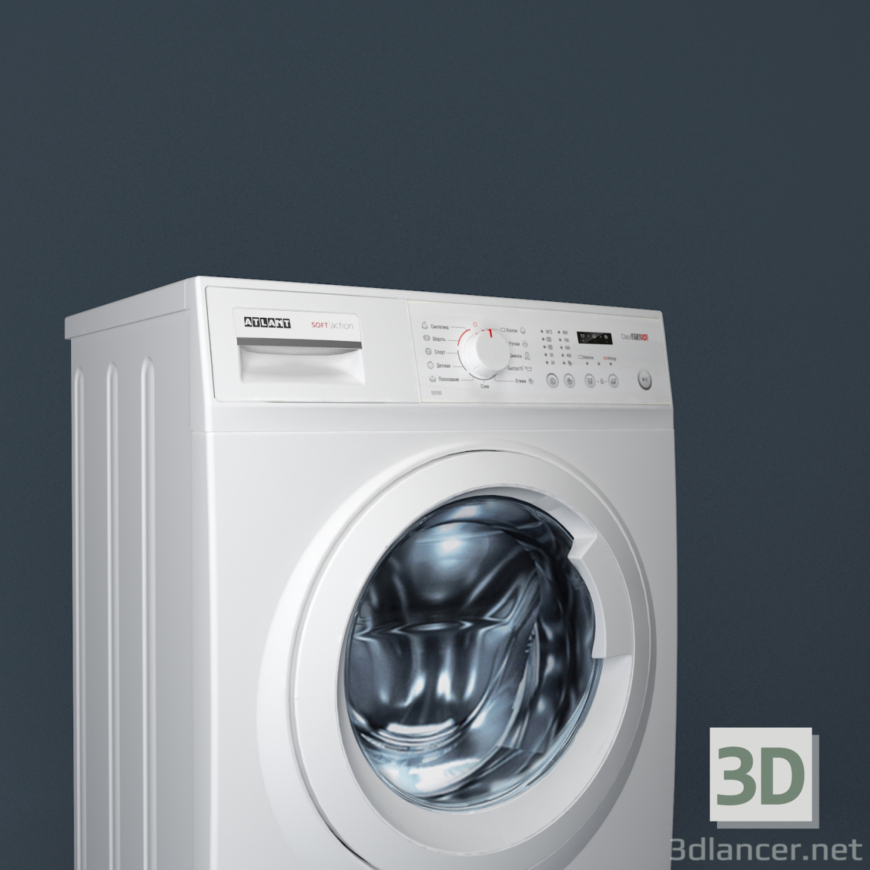 3d model Washing machine ATLANT 9 series SOFT ACTION | 27596 | 3dlancer.net