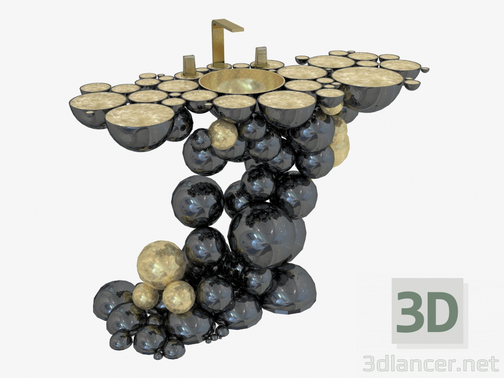 3D modeli Shell Newton - önizleme