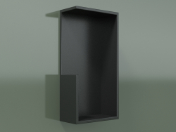 Vertical shelf (90U19001, Deep Nocturne C38, L 24, P 12, H 48 cm)