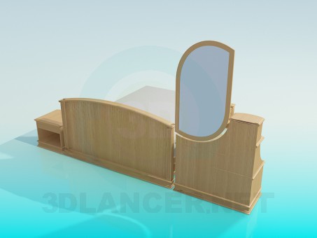 3d model Bed - preview 3d model Bed - preview